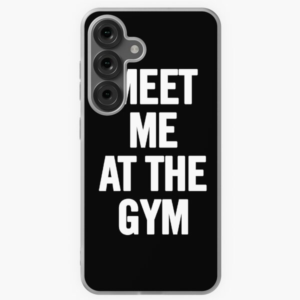 Item preview, Meet Me at the Gym (White) T-Shirt iPhone Case designed and sold by sergiovarela.