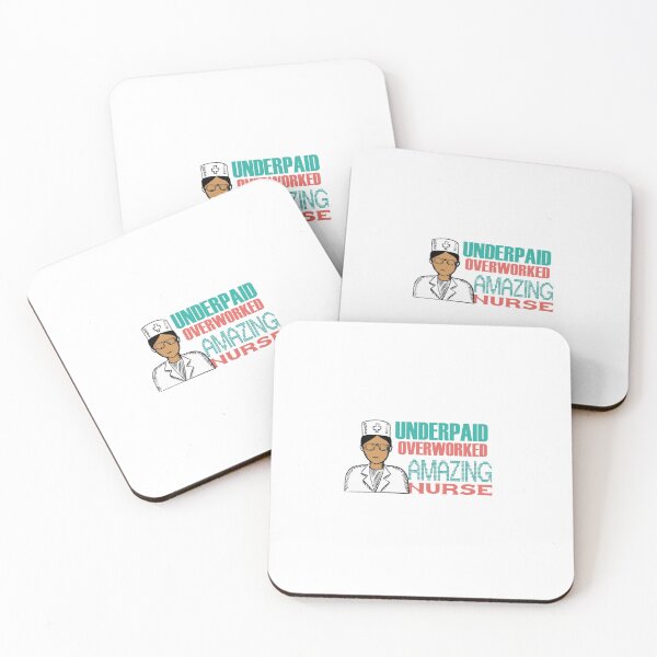 Item preview, Underpaid Overworked Amazing Nurse - Funny Nurse Gift designed and sold by TrendZ Style.