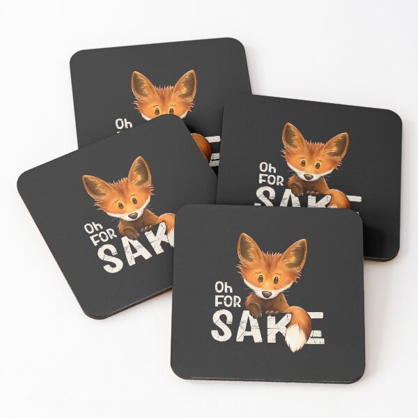 Item preview, Oh For Fox Sake Funny Swearing Fox Pun designed and sold by Skizzenmonster.