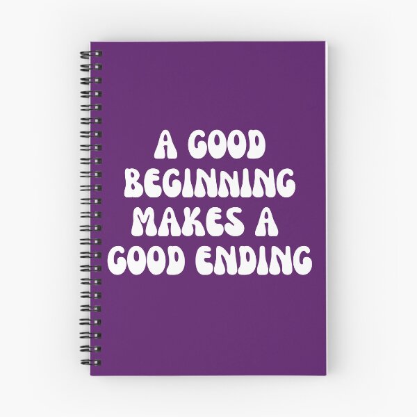 Item preview, A good beginning makes a good ending designed and sold by designerpriti.
