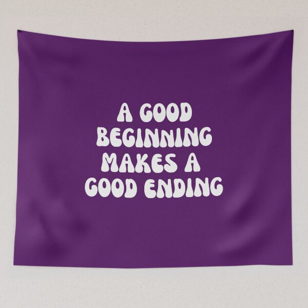 Item preview, A good beginning makes a good ending designed and sold by designerpriti.