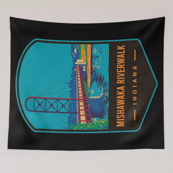 Item preview, Mishawaka Riverwalk Bridge designed and sold by JordanHolmes.