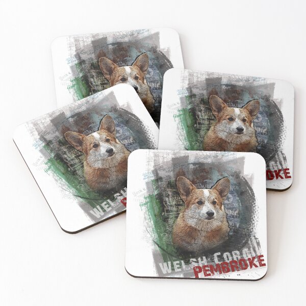 Item preview, Welsh Corgi Pembroke portrait designed and sold by ranker666.