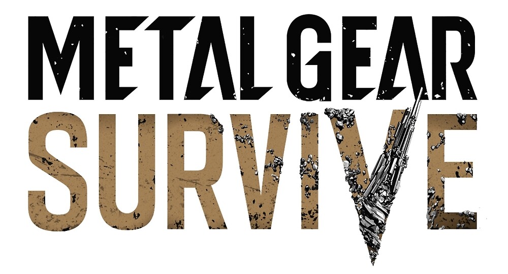 Metal Gear Survive Logo By Maybeoffensive Redbubble