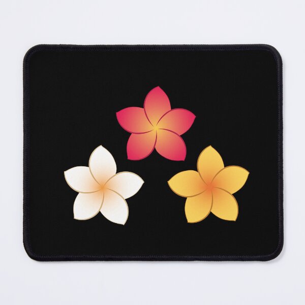 Item preview, Frangipani flowers (pink, white, yellow) designed and sold by CyrielleShop.