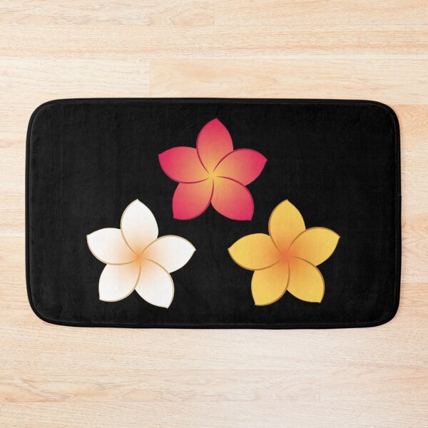 Item preview, Frangipani flowers (pink, white, yellow) designed and sold by CyrielleShop.