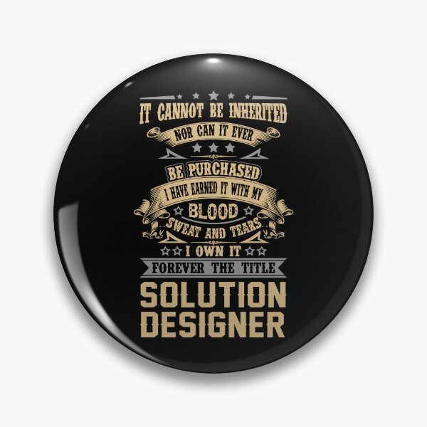 Item preview, Solution Designer T Shirt - Forever The Title Job Gift Item Tee designed and sold by celiagomez456.