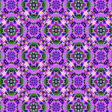 Artwork thumbnail, Fragrant herb flower pattern. by Patternflower