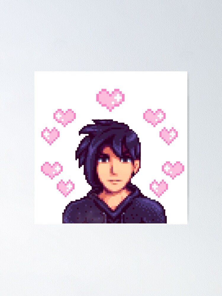 Stardew Valley Sebastian Poster For Sale By Osakasuh Redbubble