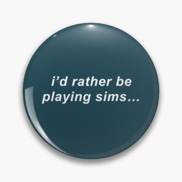 Item preview, i_d rather be playing sims   designed and sold by OpasMarc.