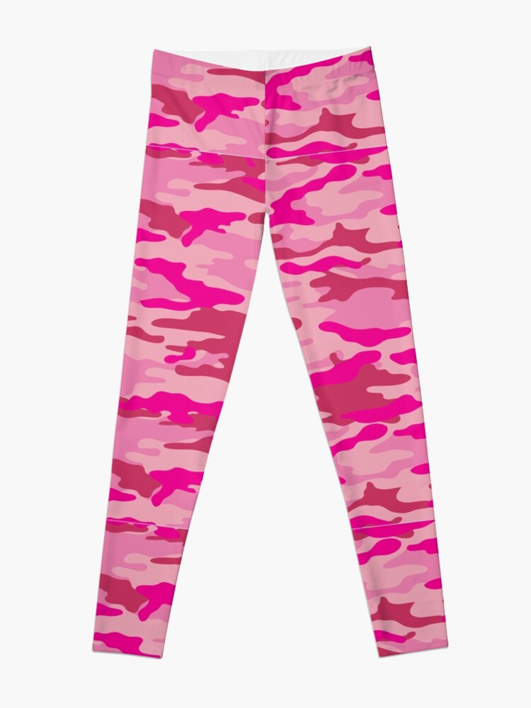 Girls Pink Camo Pink Camouflage  Leggings for Sale by EpicArtz