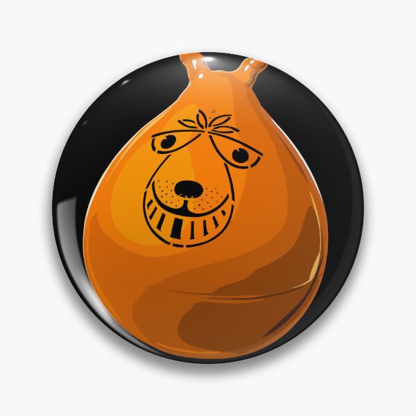 Item preview, Space Hopper Toy (Classic 70s) - Orange Bounce Hopper - Vintage Seventies Retro  designed and sold by RetroTeeStudio.