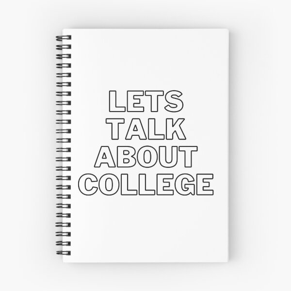 Item preview, Lets Talk About College designed and sold by HigherEdGuru.