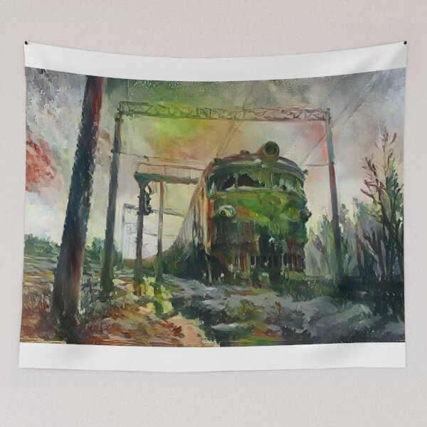 Item preview, zombie train - artificial inteligence artwork designed and sold by Mad-Boy.