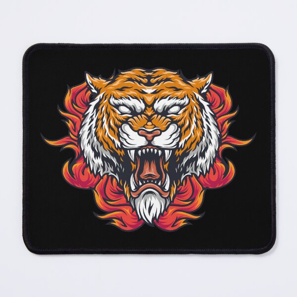 Item preview, Growling Mouth Open Bengal Tiger designed and sold by lytainhan89.