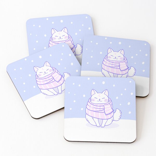 Item preview, Cozy Scarf Kitty | Nikury designed and sold by nikury.