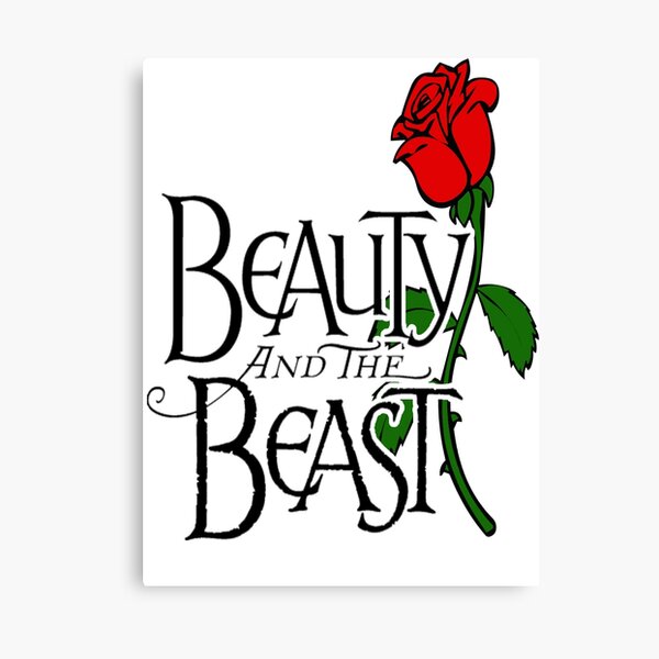 Beauty And The Beast Canvas Prints | Redbubble