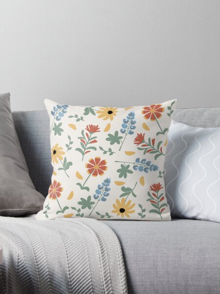 Aperçu de l'œuvre Motif de fleurs sauvages du Texas avec Bluebonnets créée et vendue par sunburstdesigns.