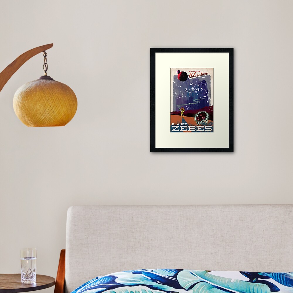 Item preview, Framed Art Print designed and sold by TheRetroVGers.