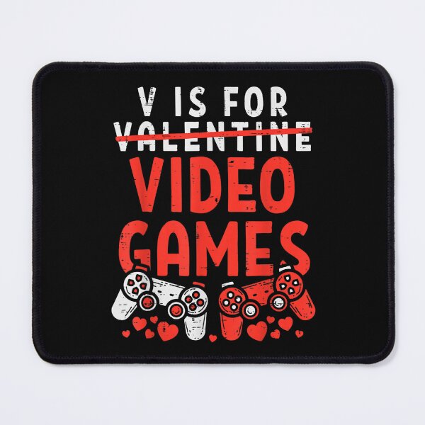 Item preview, V Is For Video Games Funny Valentine Day Gamer Boy Men Gifts designed and sold by jennifera11.