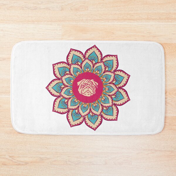Item preview, Colorful Pug Mandala designed and sold by momofdoggos.