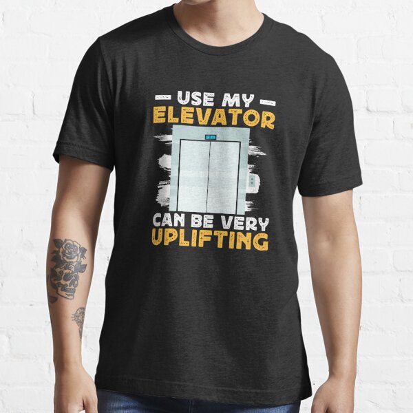 Elevator mechanic lift engineer mens cotton t-shirt tee top