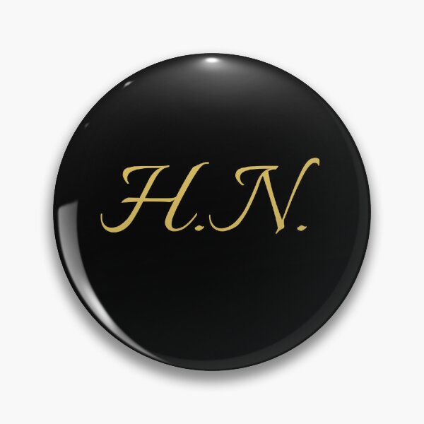 Item preview, HN Initials | Gold Lettering | Personalised Gifts designed and sold by Avo And Sriracha.