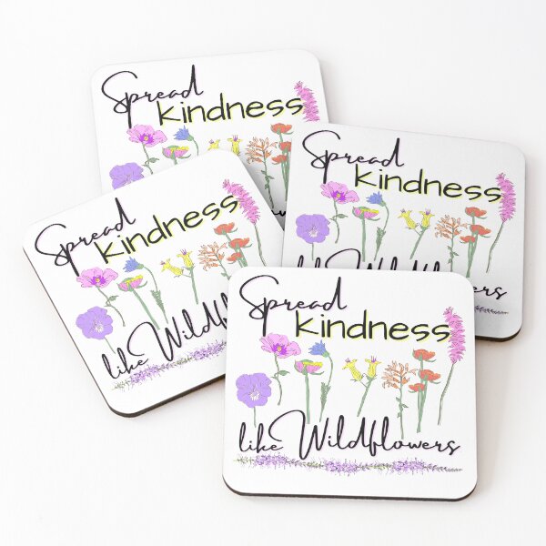Item preview, Spread kindness like wild flowers  designed and sold by Vicsdesignsart.
