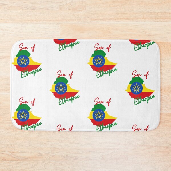 Item preview, Son of Ethiopia Map Flag designed and sold by NovawayDirect.