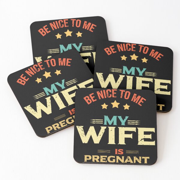 Item preview, funny Be Nice To Me My Wife Is Pregnant Again, gift idea for mothe'rs day,birthday,pegnant announcement,new dad ,husband designed and sold by ourpretty.