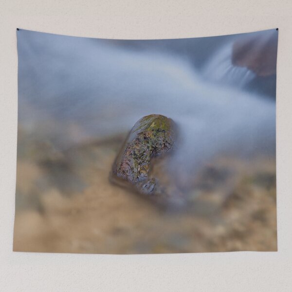 Item preview, Wood or stone in the wild stream designed and sold by frankuffmann.