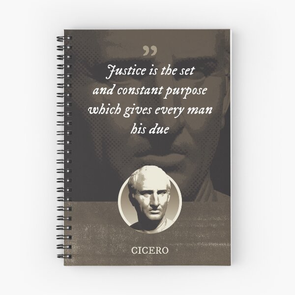 Item preview, Marcus Tullius Cicero - Justice is the set and constant purpose which gives every man his due designed and sold by Syahrasi.