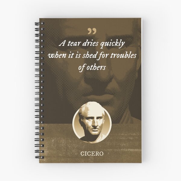 Item preview, Marcus Tullius Cicero - A tear dries quickly when it is shed for troubles of others designed and sold by Syahrasi.