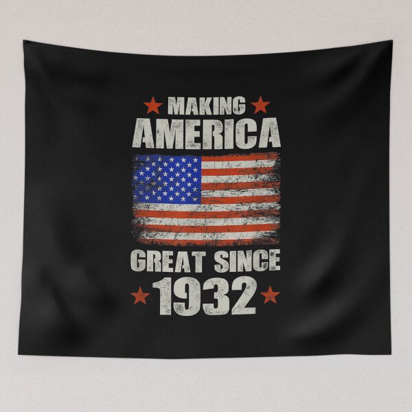 Item preview, Making America Great Since 1932 Vintage Gifts 90th Birthday  designed and sold by jennifera11.