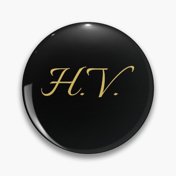 Item preview, HV Initials | Gold Lettering | Personalised Gifts designed and sold by Avo And Sriracha.