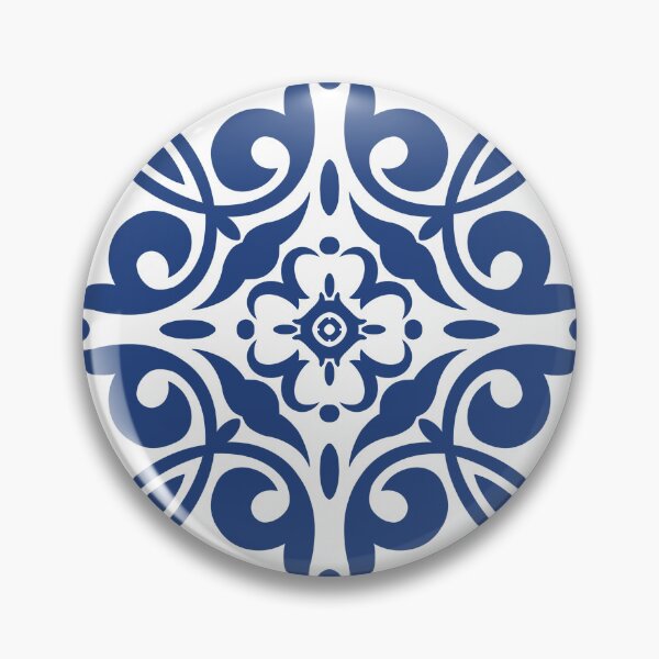 Item preview, Blue and white pattern decorative paint  designed and sold by lex-sky.