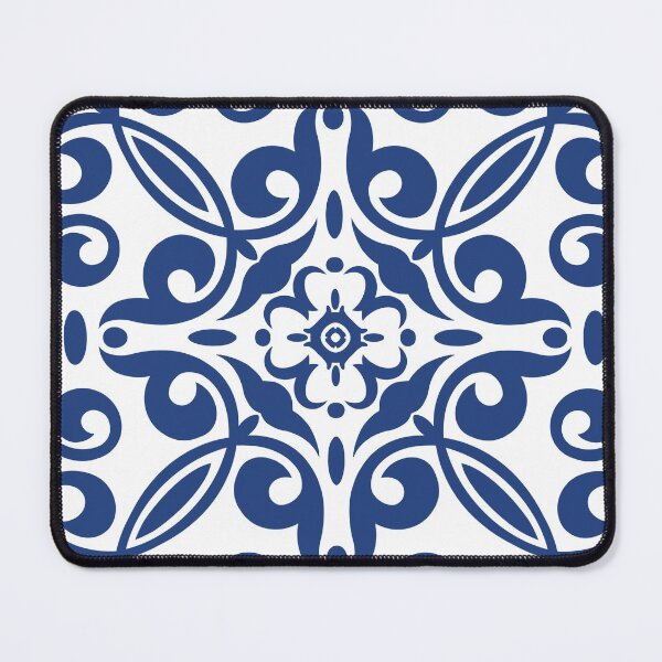 Item preview, Blue and white pattern decorative paint designed and sold by lex-sky.