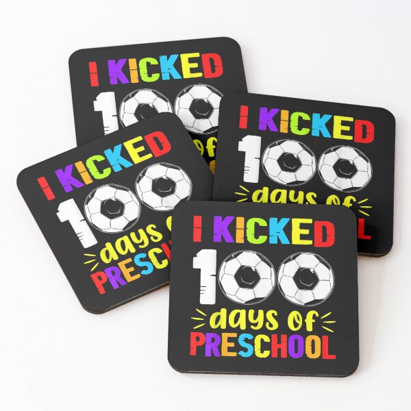Item preview, I Kicked 100 Days Happy 100th Day Soccer Preschool  designed and sold by jennifera11.