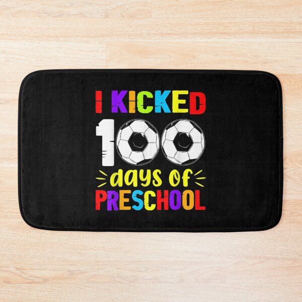 Item preview, I Kicked 100 Days Happy 100th Day Soccer Preschool  designed and sold by jennifera11.