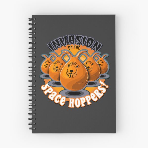 Item preview, INVASION of the Space Hoppers (Classic 70s Toy) - Orange Bounce Hopper - Vintage Seventies Retro  designed and sold by RetroTeeStudio.