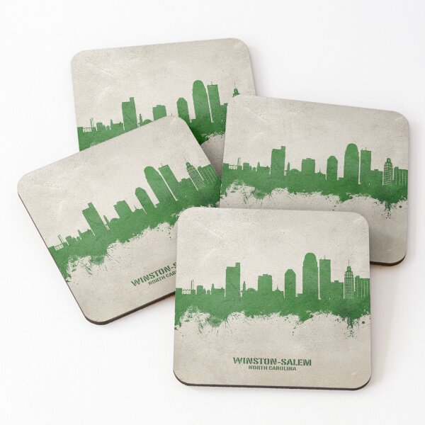 Item preview, Winston-Salem North Carolina Skyline designed and sold by ArtPrints.