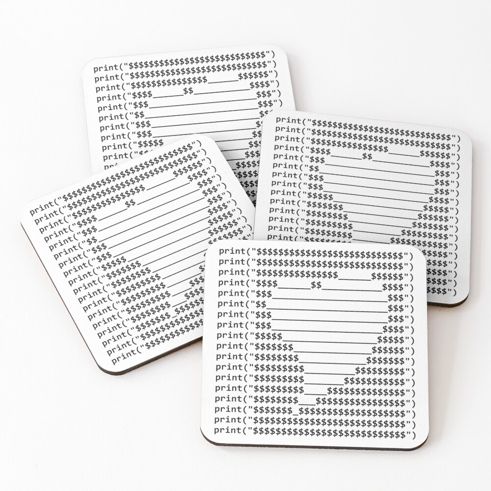 Item preview, Coasters (Set of 4) designed and sold by ComputerGeeksTs.