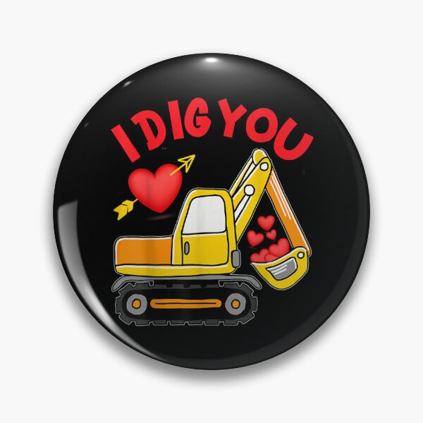 Item preview, Kids I Dig You Construction Truck Valentines Day Toddler Boy  designed and sold by jennifera11.