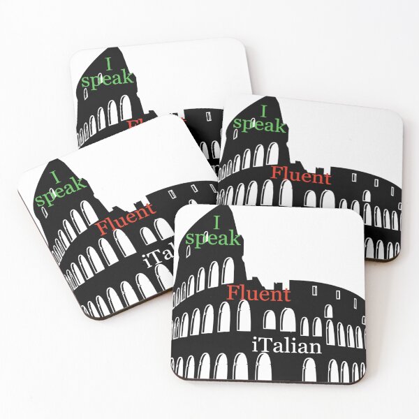 Item preview, i speak fluent italian designed and sold by Yo Titto.