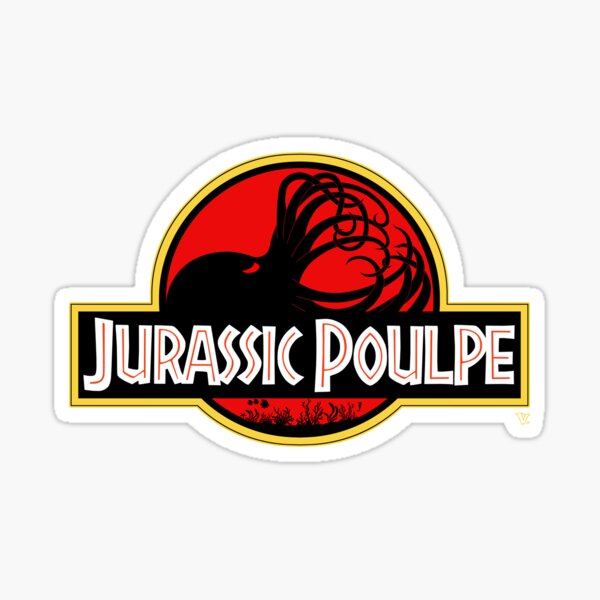 Jurassic Octopus Sticker
