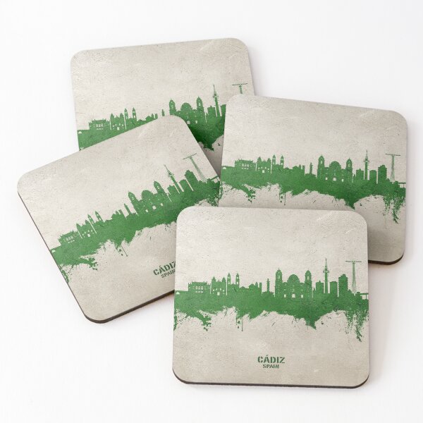 Item preview, Cádiz Spain Skyline designed and sold by ArtPrints.