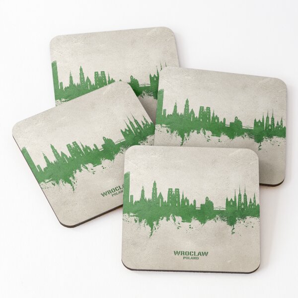 Item preview, Wroclaw Poland Skyline designed and sold by ArtPrints.