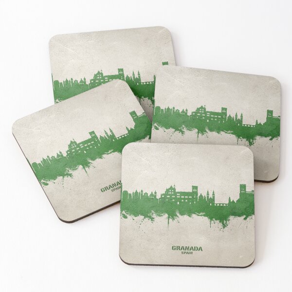 Item preview, Granada Spain Skyline designed and sold by ArtPrints.