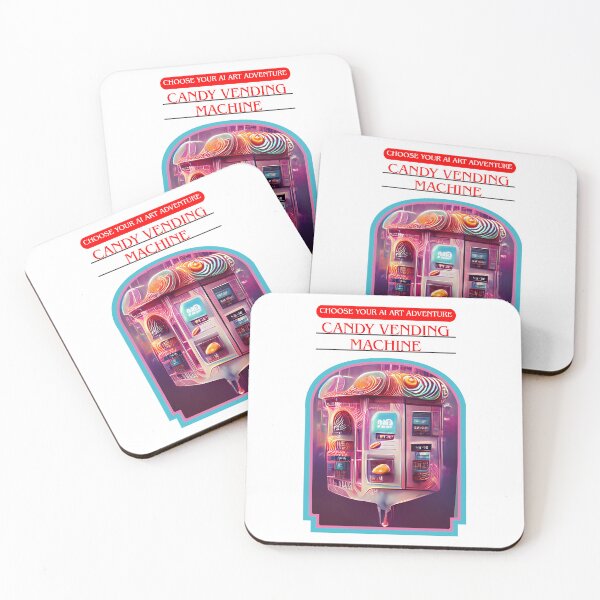 Item preview, AI Generated Art Candy Vending Machine designed and sold by patricklevar.