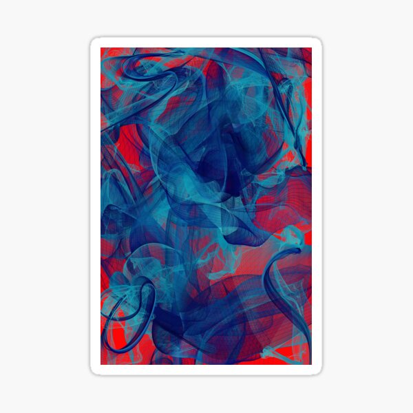 Blue Smoke Sticker